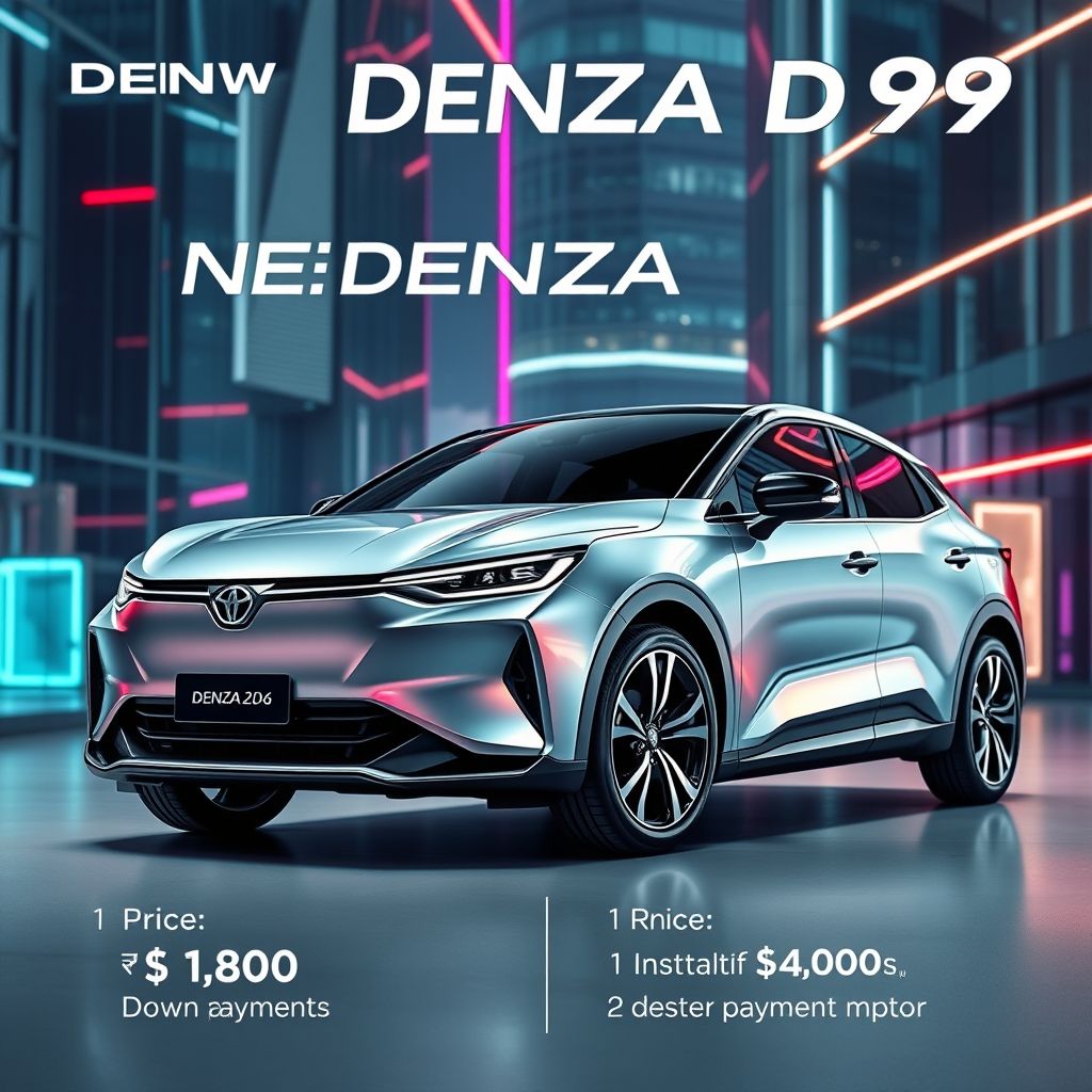ใหม่ New DENZA D9 2025-2026 ราคา เดนซ่า ดี9 ตารางผ่อน-ดาวน์